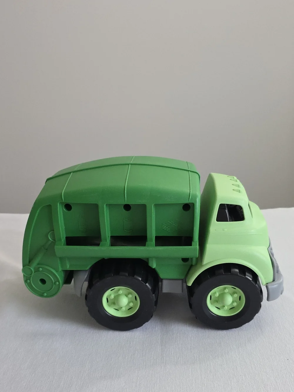 Green Toys Green Recycle Truck & Red Fire Engine Lot Of 2 Toy Vehicles USA Made